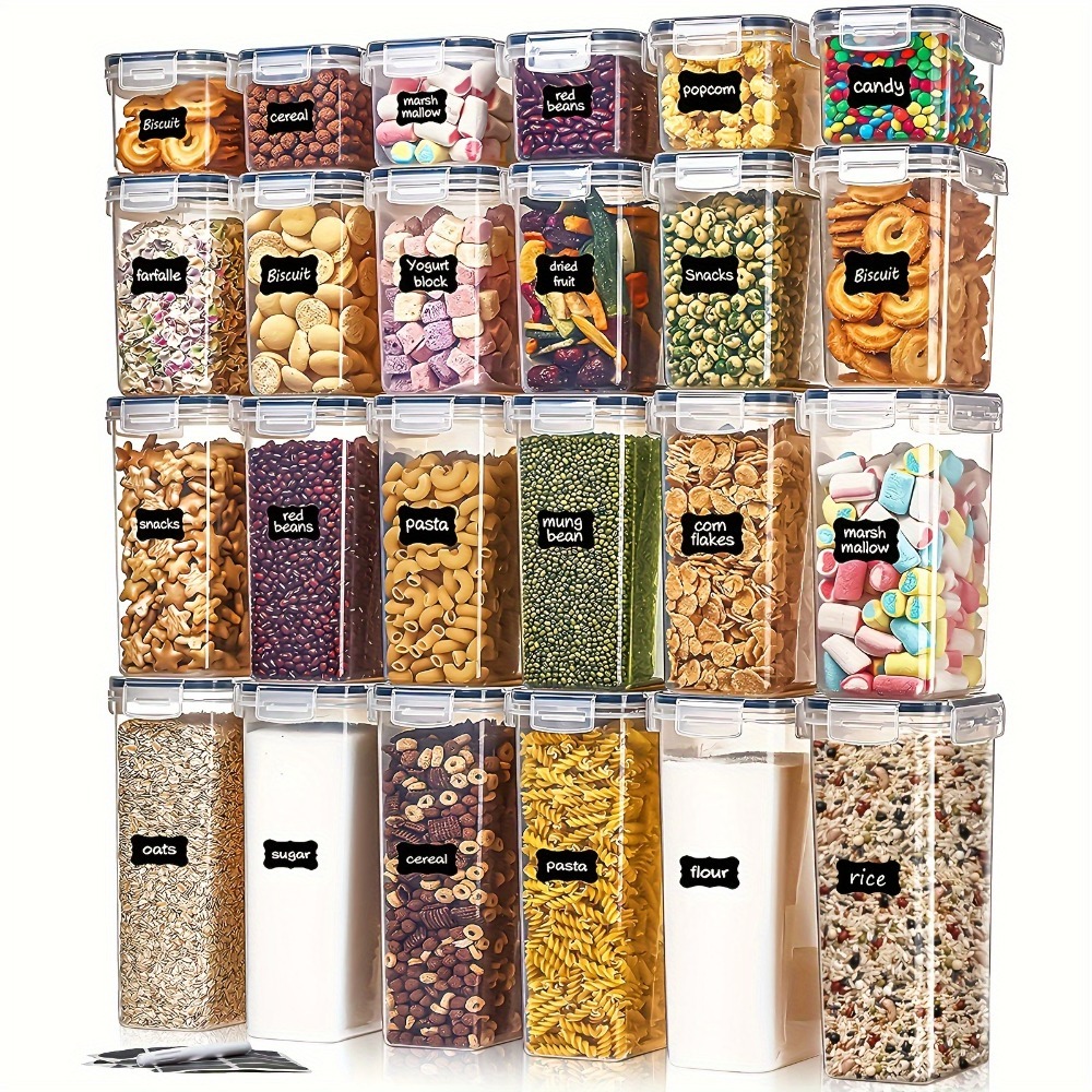 Commercial Kitchen Setup - 24-teiliges Lebensmittel-Aufbewahrungsset 12 Behälter 12 Deckel