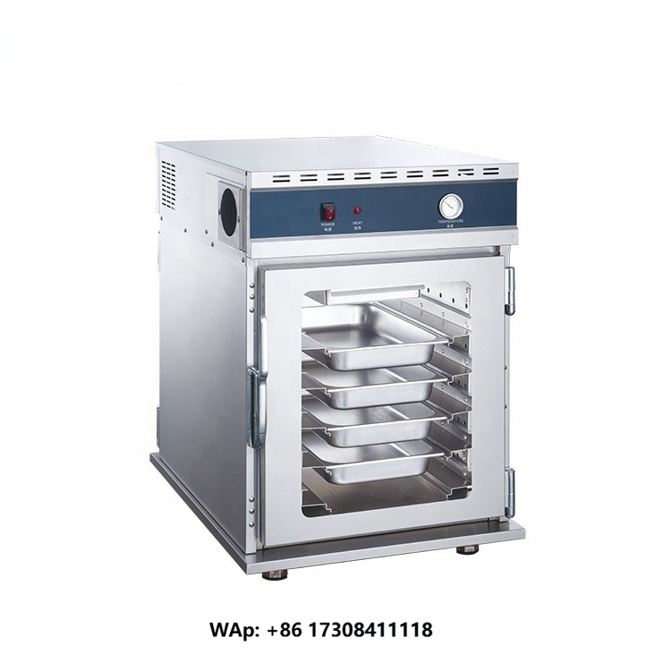 Commercial Kitchen Warmer - Elektrischer Speisenwärmer-Schrank mit Rädern Chefmax Hotel