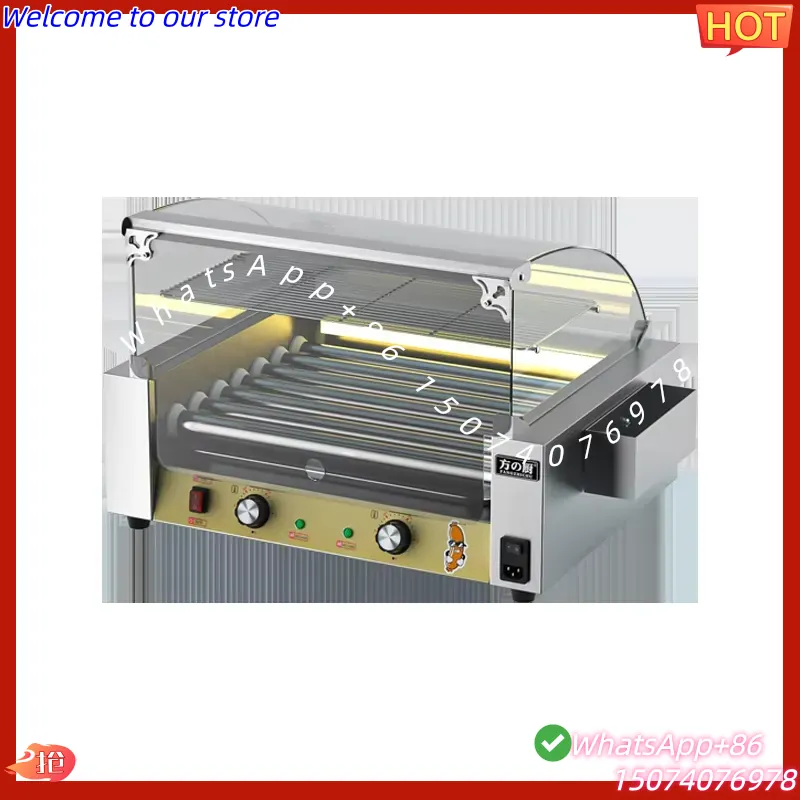 Hot Dog Roller Grill - 2026 Temperaturgesteuerte BBQ-Maschine Modell Großhandel Bogenförmiger
