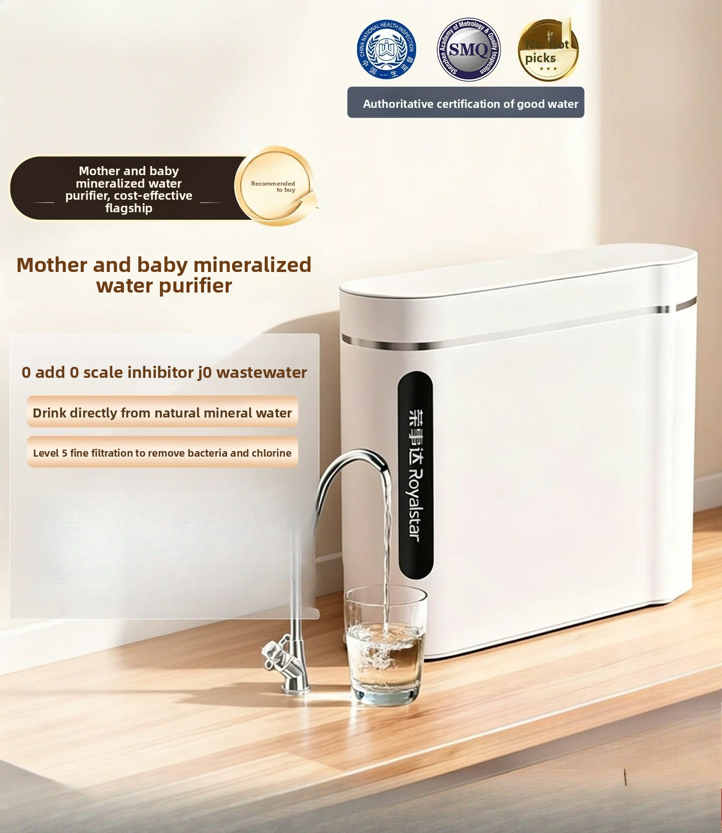 Commercial Kitchen Faucet - Küchen-Wasserfilter Vorfilter für Wasserhahn Gewerbliches Wasserfiltersystem