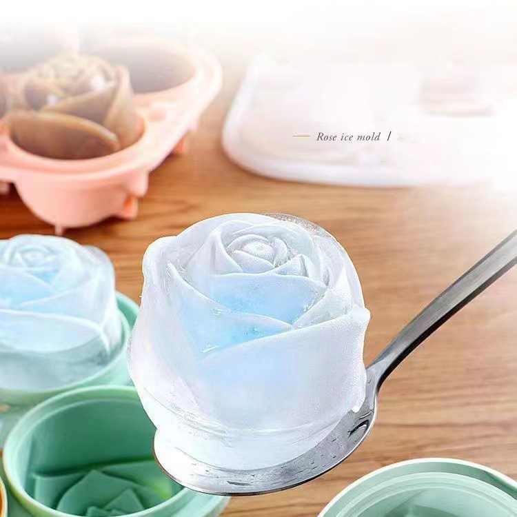 Commercial Kitchen Setup - 3D Rose Eis Formen 4 Löcher