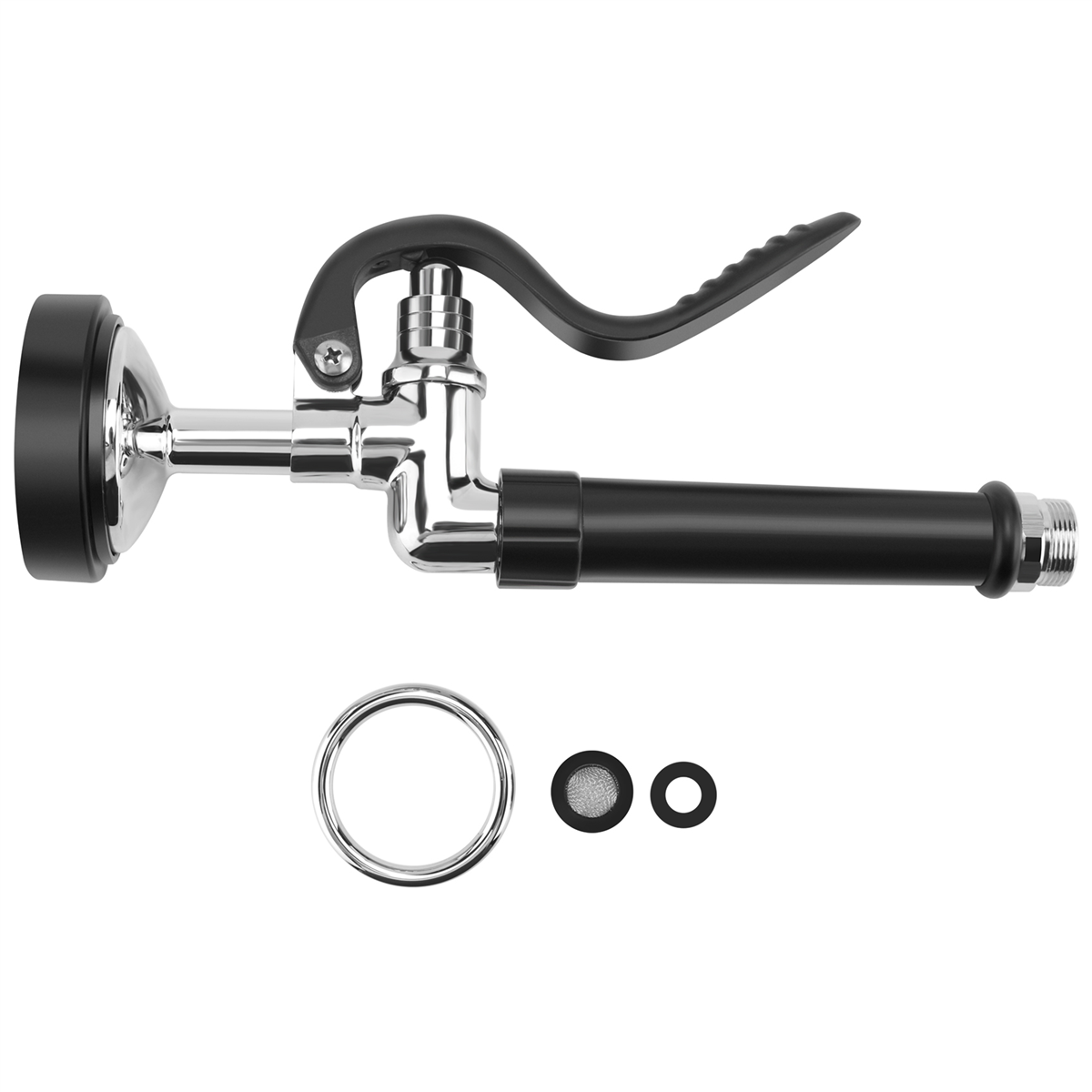 Commercial Kitchen Faucet - Vorspülsprüher für gewerbliche Küchenarmaturen, verchromt (schwarz)
