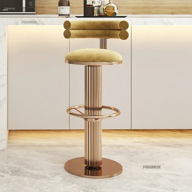 Commercial Kitchen Lighting Design - Hochwertige hohe Barhocker, leichte Luxus-Designer-Hohe Küchenhocker,
