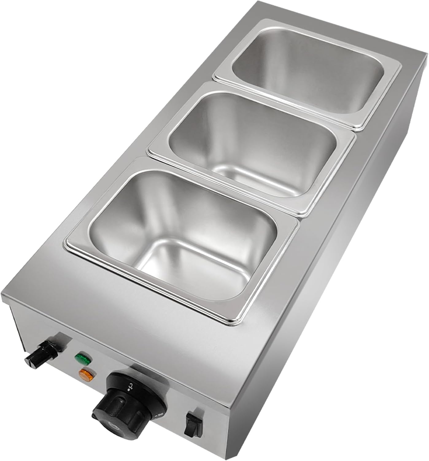 Commercial Kitchen Warmer - TWISTER.CK 1200W Schokoladenschmelztopf – 3-Tank-Temperiermaschine mit