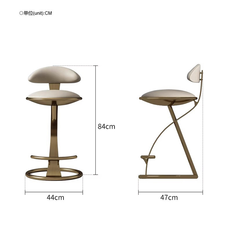 Commercial Kitchen Lighting Design - Hochwertiger Designer-Barhocker im italienischen Stil, leichte