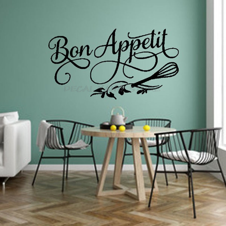 Commercial Kitchen Wall - Gute Appetit Wand Aufkleber Esszimmer Küche