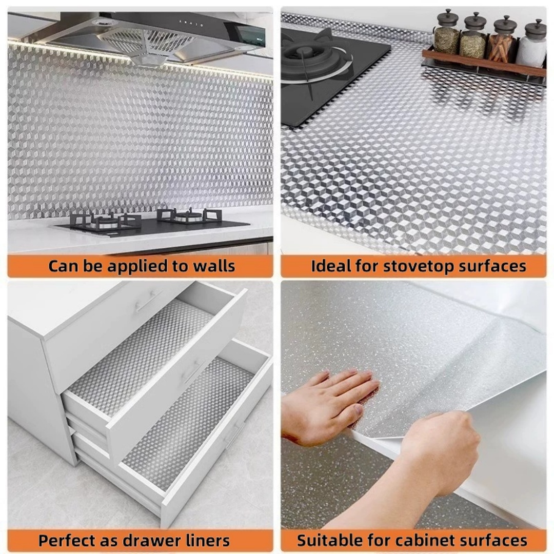 Aluminiumfolie Küchenherd-Aufk – Commercial Kitchen Wall Bewertung und Preis