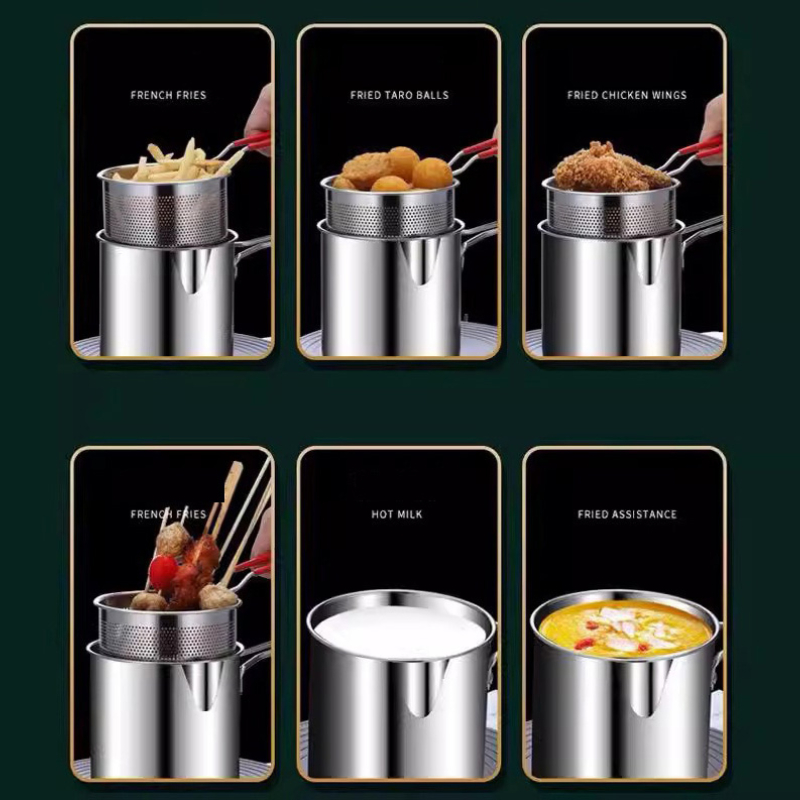 Fritteuse aus Edelstahl 304, m – Commercial Kitchen Pots And Pans Bewertung und Preis