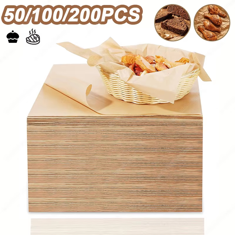 50/100/200PCS Backpapier Perga – Commercial Kitchen Pots And Pans Bewertung und Preis
