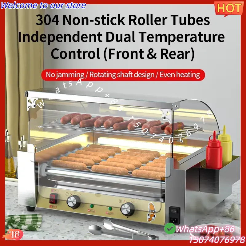 2026 Temperaturgesteuerte BBQ- – Hot Dog Roller Grill Bewertung und Preis