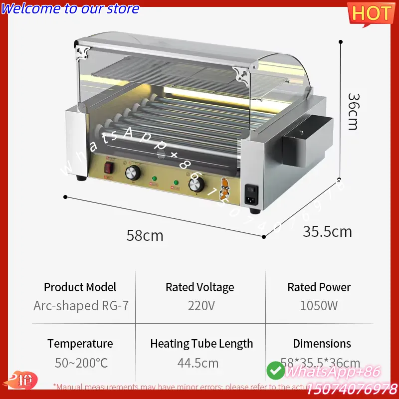 2026 Temperaturgesteuerte BBQ- – Hot Dog Roller Grill Bewertung und Preis