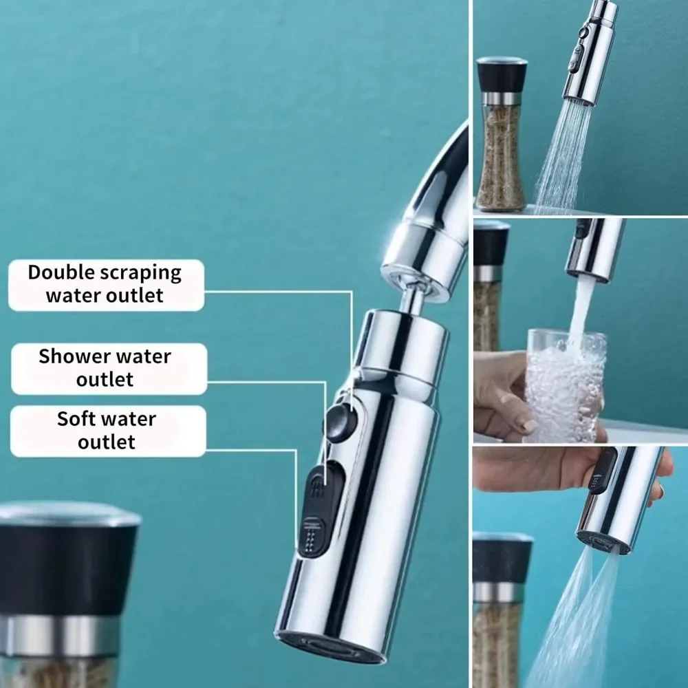 1pc 3 in1 Flexible Küche Wasse – Commercial Kitchen Faucet Bewertung und Preis