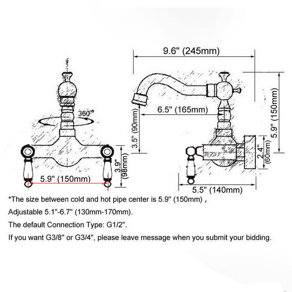 Schwarz Öl eingerieben Bronze  – Commercial Kitchen Faucet Bewertung und Preis