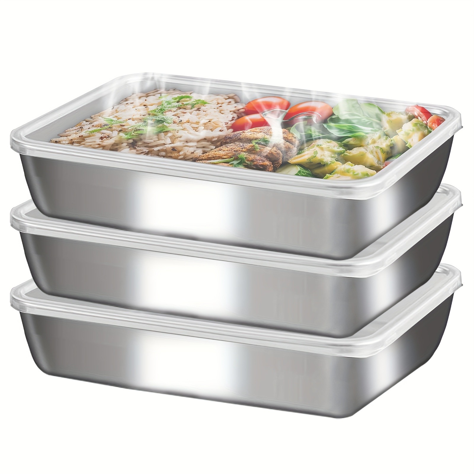 3-teiliges Edelstahl-Lebensmit – Commercial Kitchen Setup Bewertung und Preis