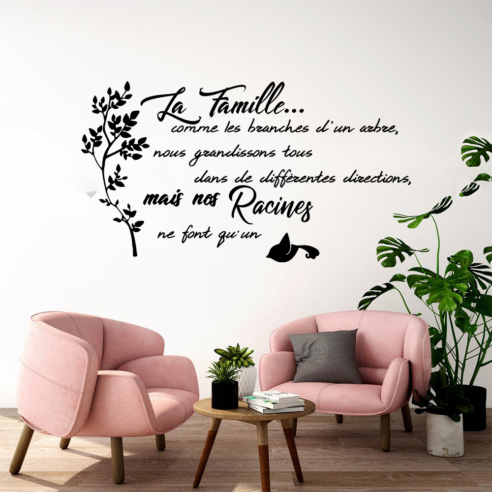 Französisches Familienzitat Ba – Commercial Kitchen Wall Bewertung und Preis